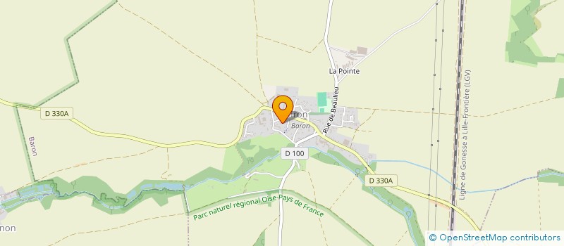 localisation de l'entreprise SCI ALLONA  BARON