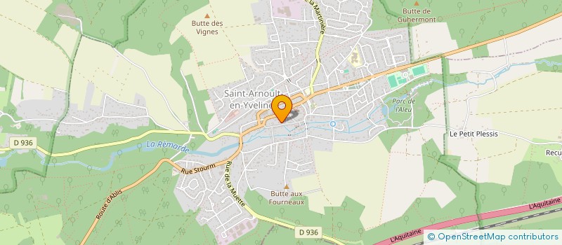 localisation de l'entreprise SCI ALLOSA  SAINT-ARNOULT-EN-YVELINES