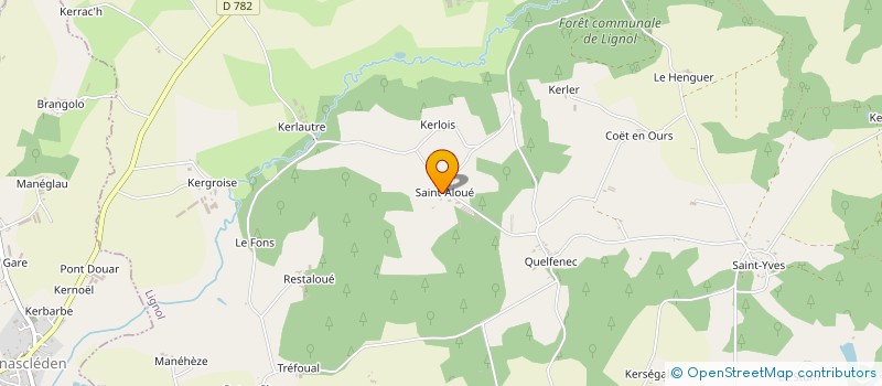 localisation de l'entreprise SCI ALLOUE  LIGNOL