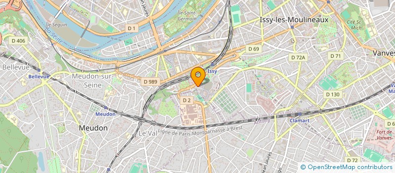 localisation de l'entreprise SCI ALLOUVILLE à ISSY-LES-MOULINEAUX