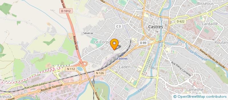 localisation de l'entreprise SCI ALLOZA PAGES  CASTRES