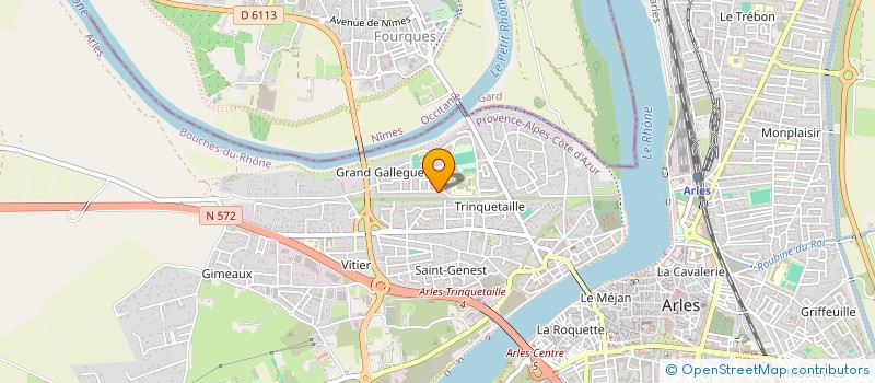 localisation de l'entreprise SCI ALLREICH à ARLES