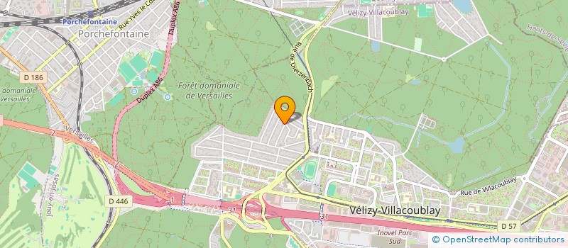 localisation de l'entreprise SCI ALLSEPT  VELIZY-VILLACOUBLAY