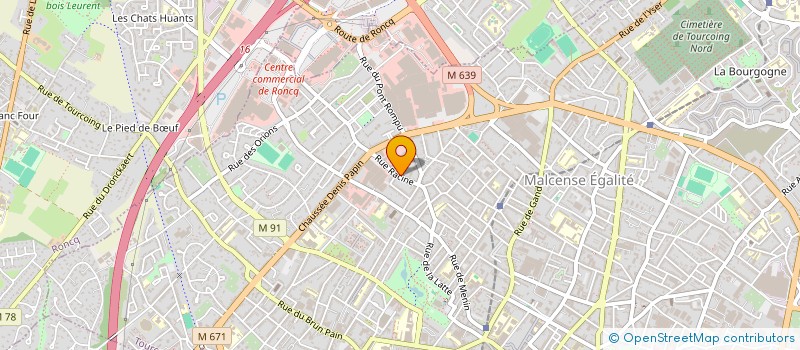 localisation de l'entreprise SCI ALLU  TOURCOING