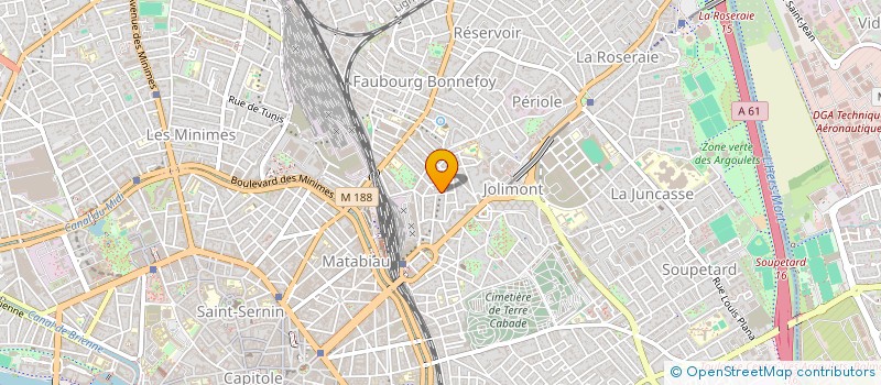 localisation de l'entreprise SCI ALLU à TOULOUSE