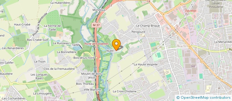 localisation de l'entreprise SCI ALLUAN à SAINT-CYR-SUR-LOIRE
