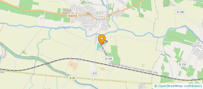 localisation de l'entreprise SCI ALLUCVI  ALZONNE