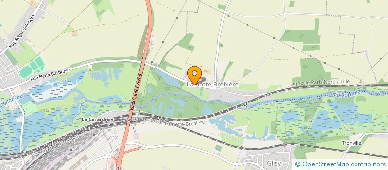 localisation de l'entreprise SCI ALLUDO  LAMOTTE-BREBIERE