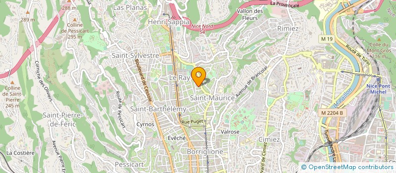 localisation de l'entreprise SCI ALLUR INVEST à NICE