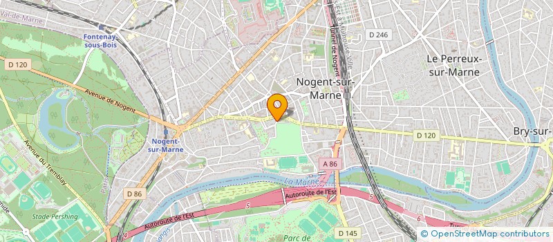 localisation de l'entreprise SCI ALLUVI  NOGENT-SUR-MARNE