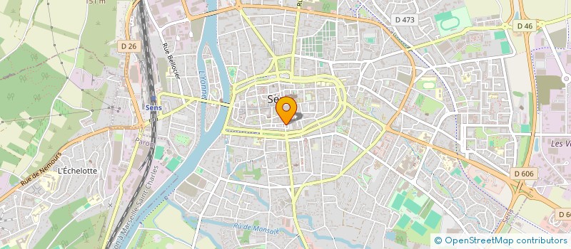 localisation de l'entreprise SCI ALLWIN à SENS