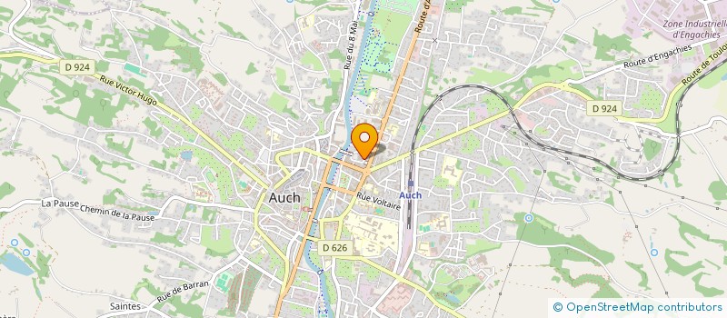localisation de l'entreprise SCI ALLYMAG à AUCH