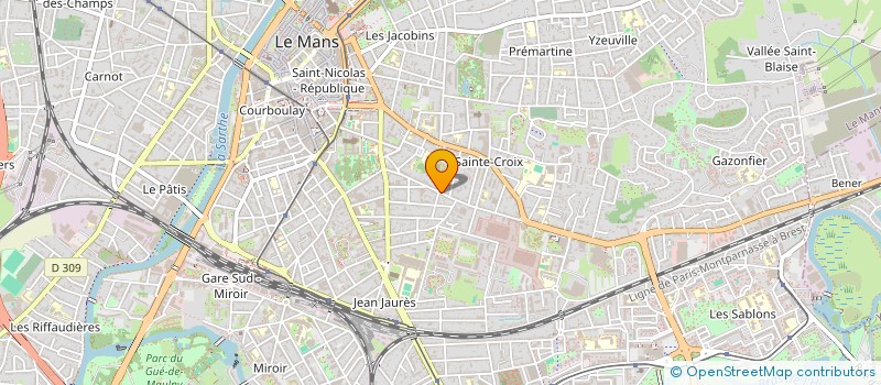 localisation de l'entreprise SCI ALM  LE MANS