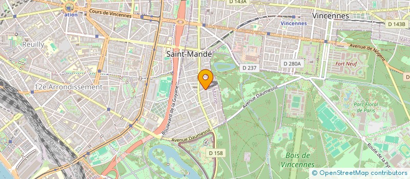 localisation de l'entreprise SCI ALM à SAINT-MANDE