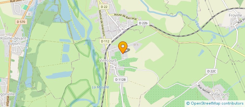 localisation de l'entreprise SCI ALM  VIRECOURT