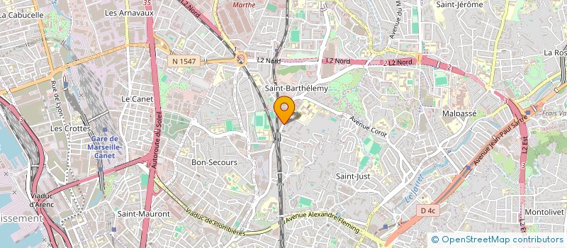 localisation de l'entreprise SCI ALM à MARSEILLE