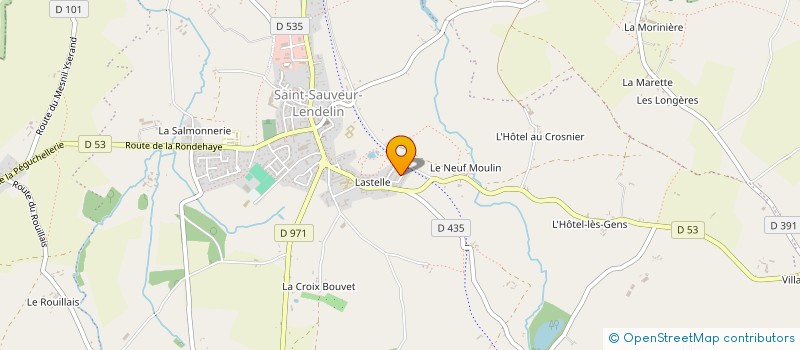 localisation de l'entreprise SCI ALM à SAINT-SAUVEUR-VILLAGES