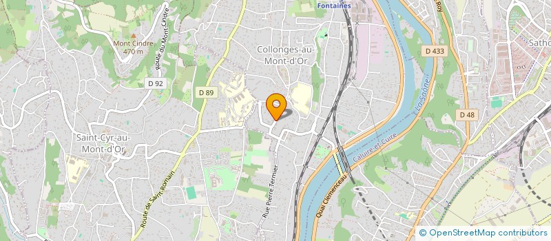 localisation de l'entreprise SCI ALM  COLLONGES-AU-MONT-D'OR