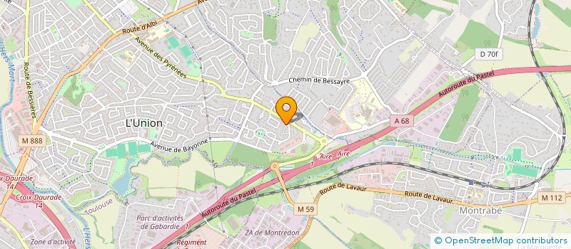 localisation de l'entreprise SCI ALM à L'UNION