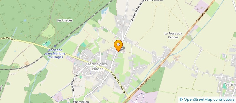 localisation de l'entreprise SCI ALM.AA  MARIGNY-LES-USAGES