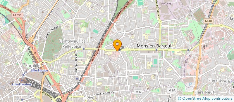 localisation de l'entreprise SCI ALM SILVERPIERRE  MONS-EN-BARUL