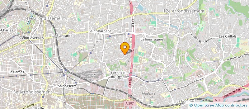 localisation de l'entreprise SCI ALMA 13 à MARSEILLE
