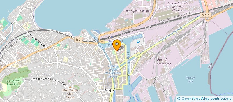 localisation de l'entreprise SCI  ALMA 34  SETE