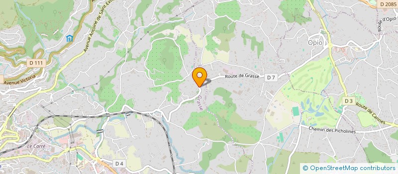 localisation de l'entreprise SCI ALMA à GRASSE