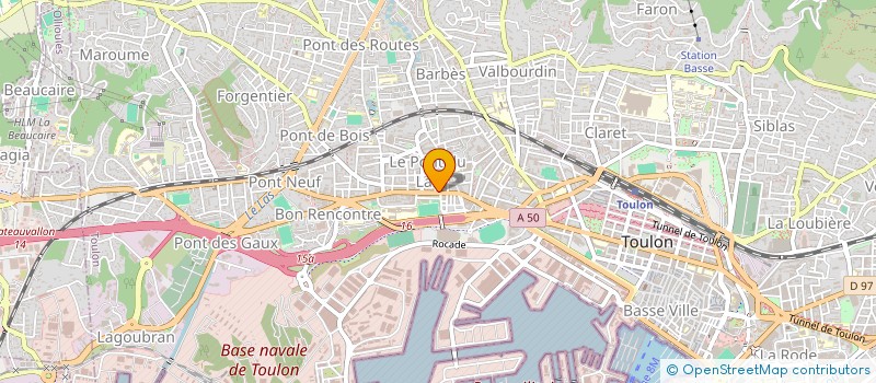 localisation de l'entreprise SCI ALMA  TOULON