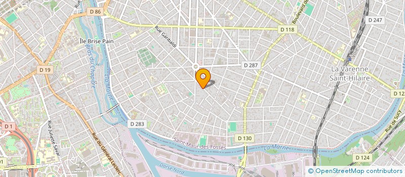 localisation de l'entreprise SCI ALMA à SAINT-MAUR-DES-FOSSES