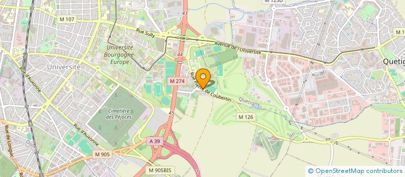 localisation de l'entreprise SCI ALMA à DIJON