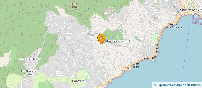 localisation de l'entreprise SCI ALMA à GRIMAUD