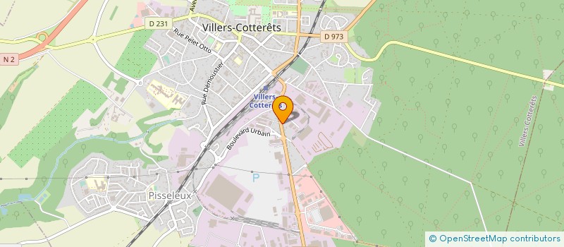 localisation de l'entreprise SCI ALMA à VILLERS-COTTERETS