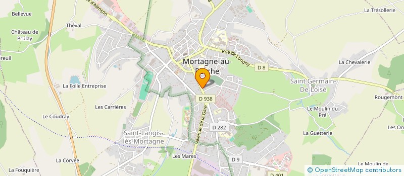 localisation de l'entreprise SCI ALMA à MORTAGNE-AU-PERCHE