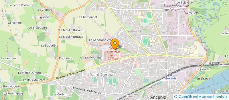 localisation de l'entreprise SCI ALMA  ANCENIS-SAINT-GEREON