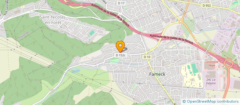 localisation de l'entreprise SCI ALMA  FAMECK