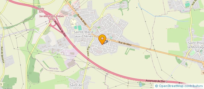 localisation de l'entreprise SCI ALMA  SAINTE-MARIE-AUX-CHENES