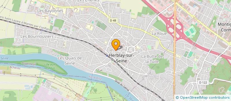 localisation de l'entreprise SCI ALMA  HERBLAY-SUR-SEINE