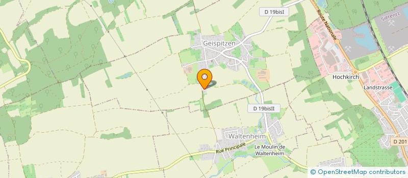 localisation de l'entreprise SCI ALMA  GEISPITZEN