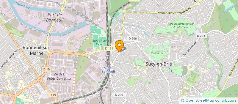 localisation de l'entreprise SCI ALMA  SUCY-EN-BRIE