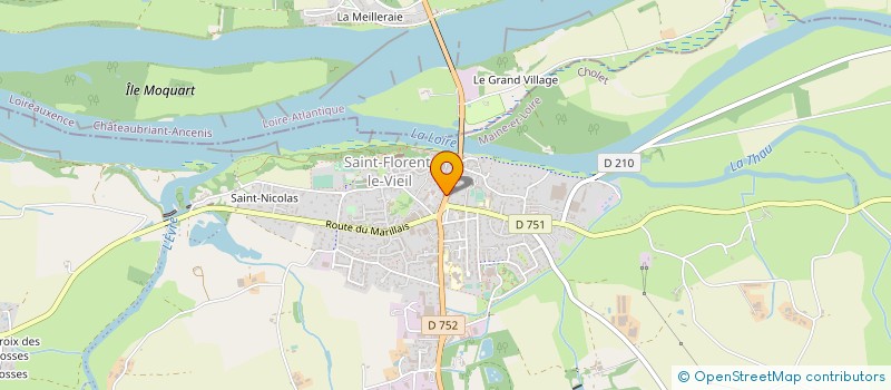 localisation de l'entreprise SCI ALMA à MAUGES-SUR-LOIRE