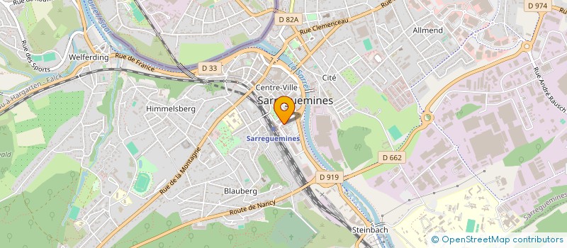localisation de l'entreprise SCI ALMA à SARREGUEMINES