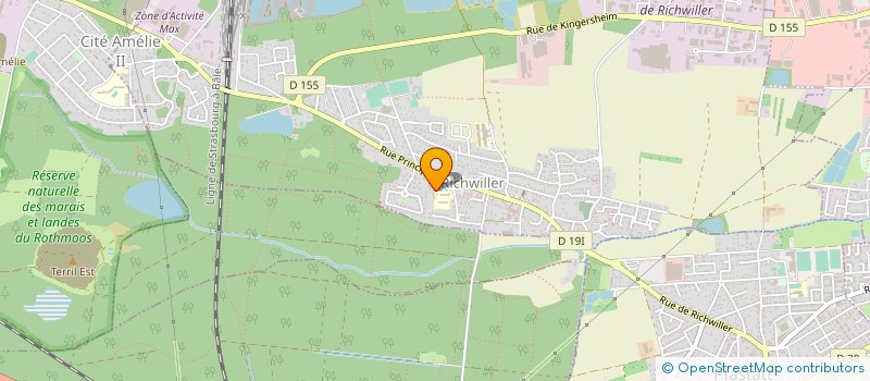 localisation de l'entreprise SCI ALMA  RICHWILLER
