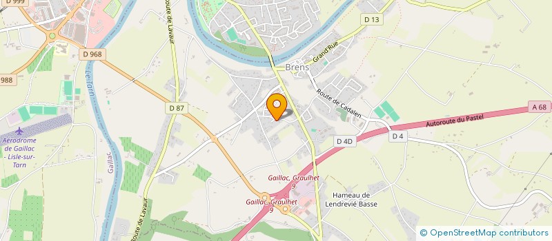 localisation de l'entreprise SCI ALMA à GAILLAC
