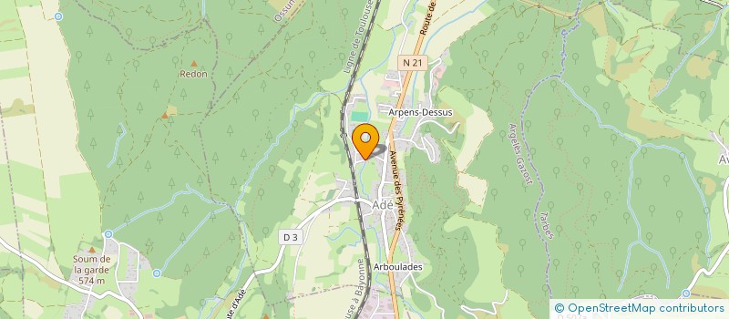 localisation de l'entreprise SCI ALMA  ADE