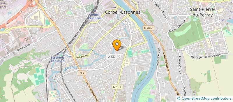 localisation de l'entreprise SCI ALMA à CORBEIL-ESSONNES