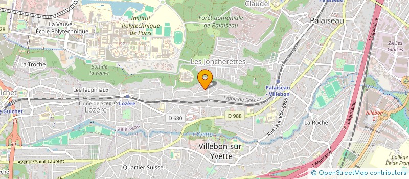 localisation de l'entreprise SCI ALMA à PALAISEAU