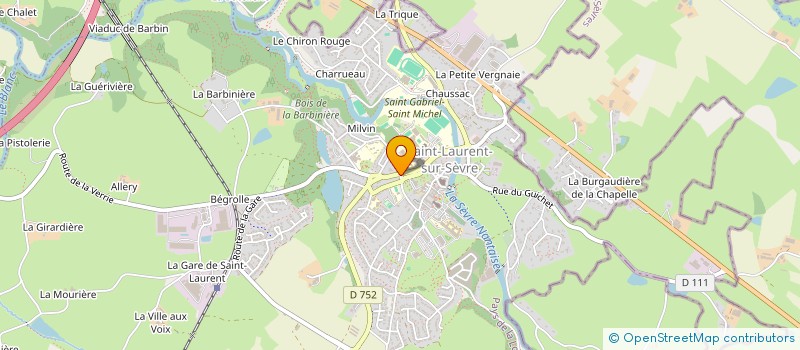 localisation de l'entreprise SCI ALMA à SAINT-LAURENT-SUR-SEVRE