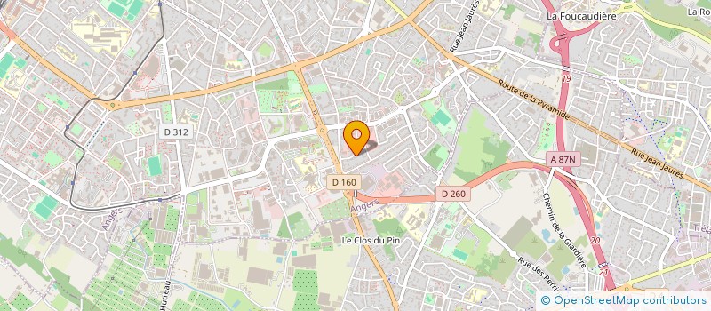 localisation de l'entreprise SCI ALMA à ANGERS