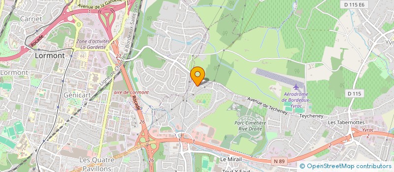 localisation de l'entreprise SCI ALMA  ARTIGUES-PRES-BORDEAUX